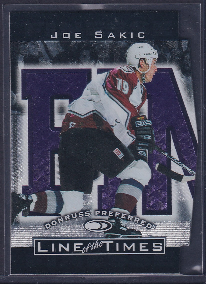 JOE SAKIC - 1997 Donruss Preferred Line of the Times Die Cut #8-A, xxxx/1500