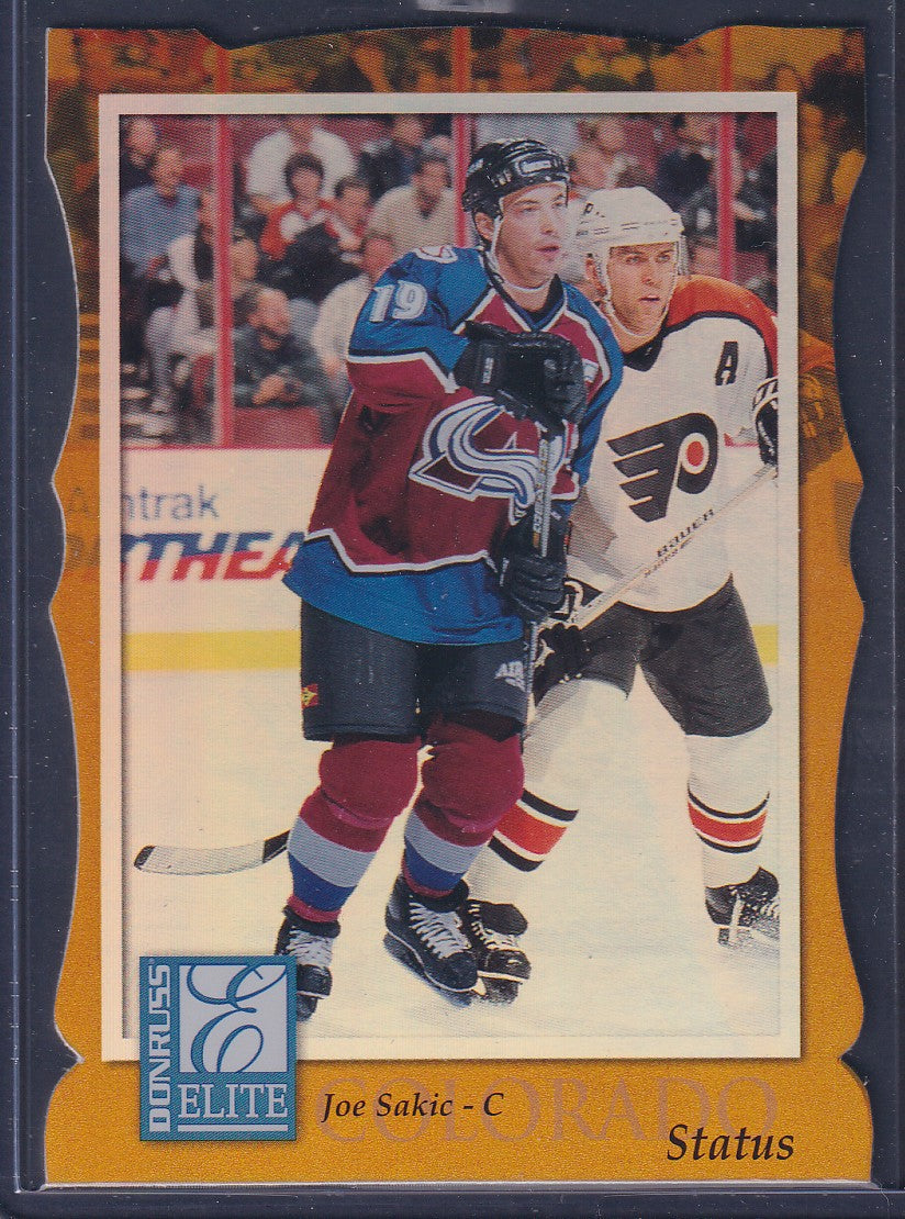 JOE SAKIC - 1997 Donruss Elite Status Die Cut #49, xxx/100