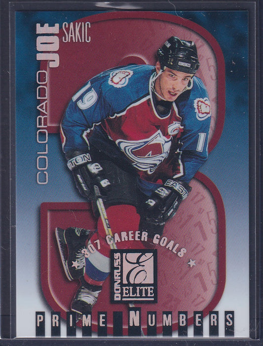 JOE SAKIC - 1997 Donruss Elite Prime Numbers #11a, xxx/307