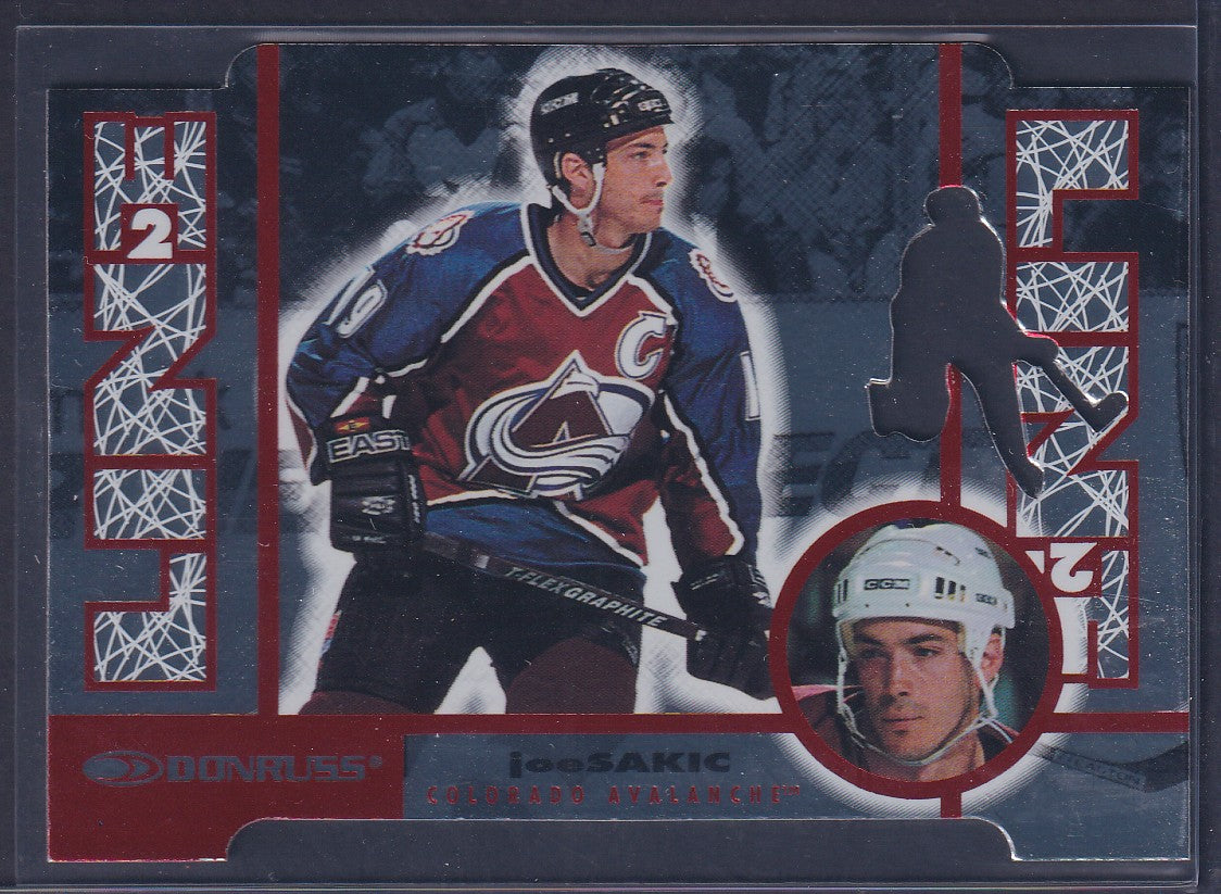 JOE SAKIC - 1997 Donruss Line 2 Line Die Cut #12, xxxx