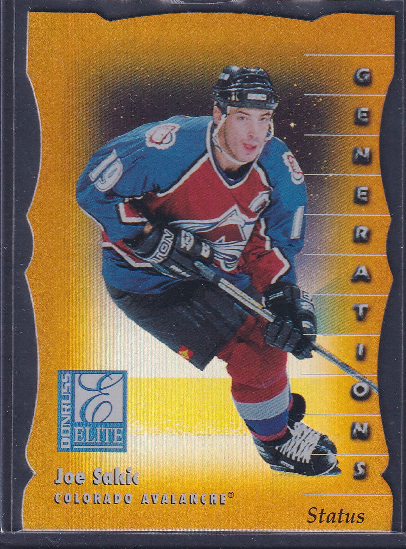JOE SAKIC - 1997 Donruss Elite Status Generations Die Cut #115, xxx/100