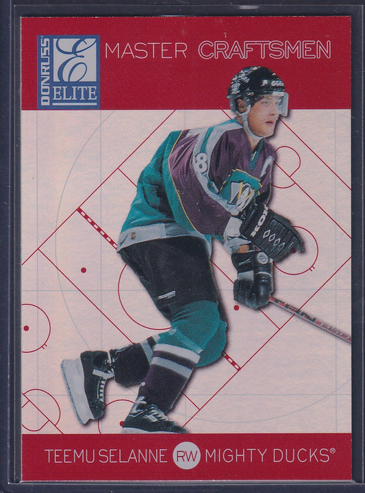 TEEMU SELANNE - 1997 Donruss Elite Master Craftsmen #15, xxx/100