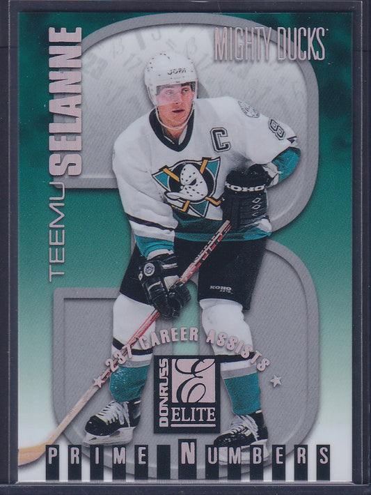 TEEMU SELANNE - 1997 Donruss Elite Prime Numbers #7b, xxx/237
