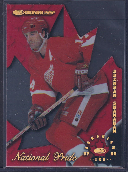 BRENDAN SHANAHAN - 1997 Donruss Canadian Ice National Pride Clear Cut Die Cut #5, xxxx/1997