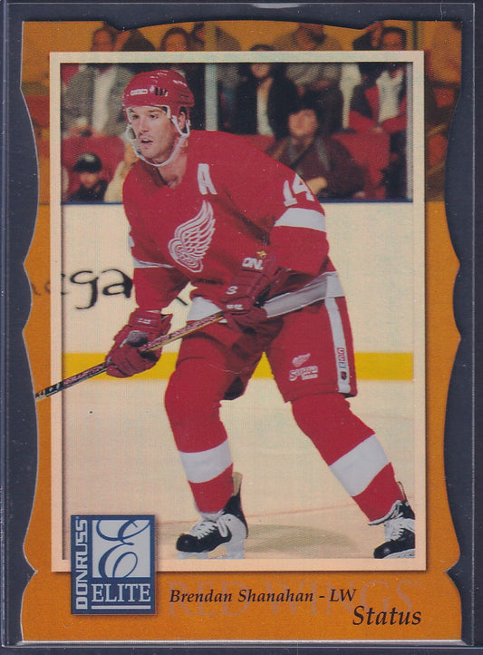 BRENDAN SHANAHAN - 1997 Donruss Elite Status Die Cut #18, xxx/100