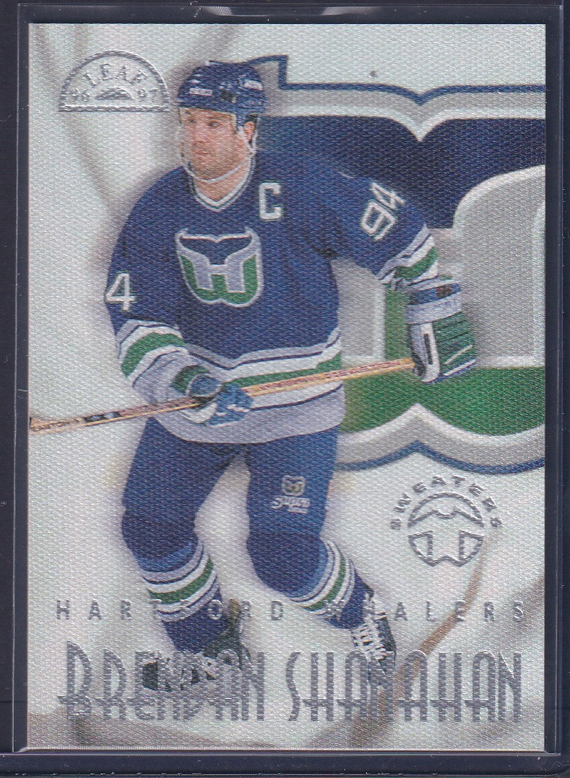 BRENDAN SHANAHAN - 1996 Donruss Leaf Sweaters #10, xxxx/1000