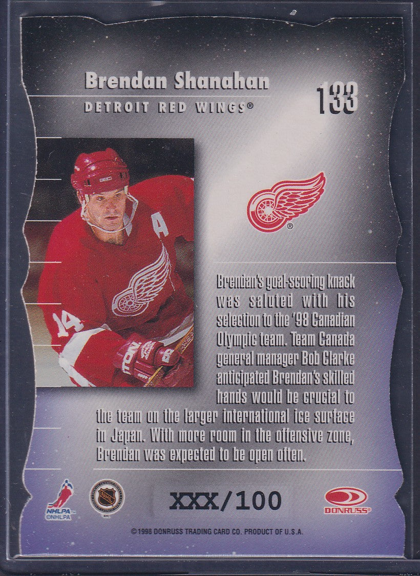 BRENDAN SHANAHAN - 1997 Donruss Elite Status Generations Die Cut #133, xxx/100