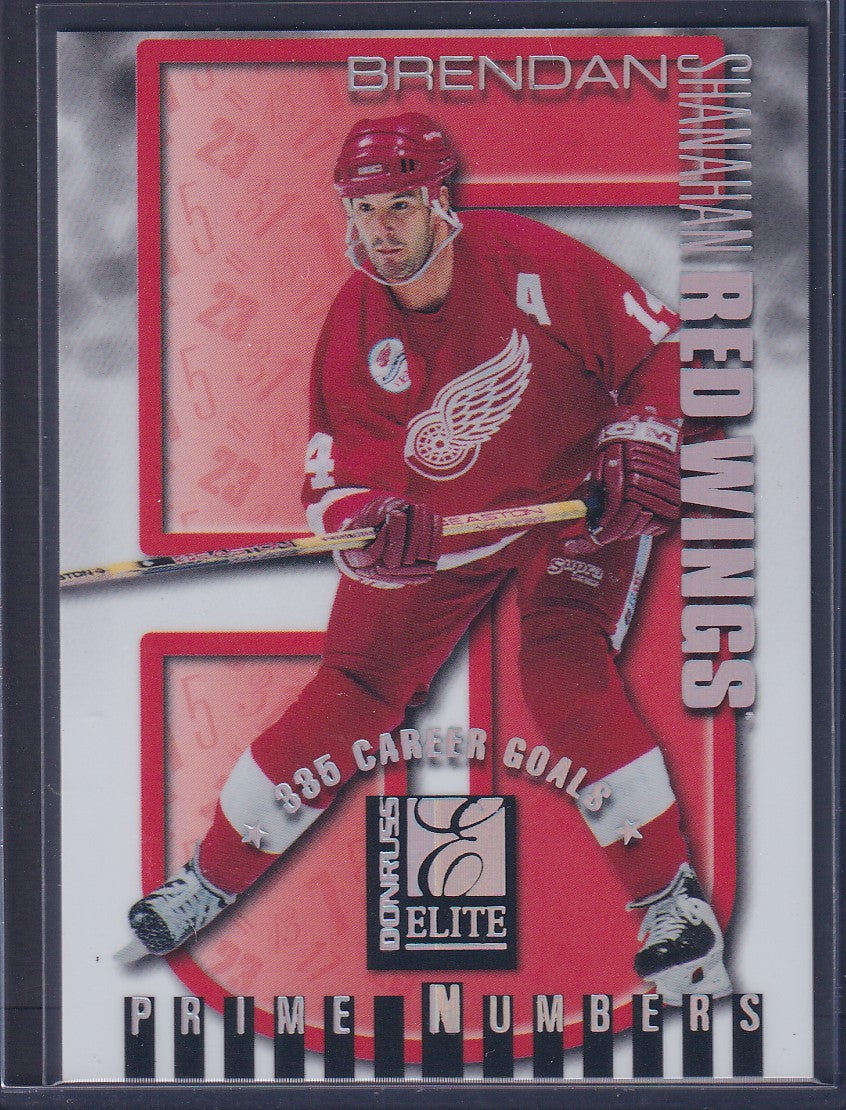 BRENDAN SHANAHAN - 1997 Donruss Elite Prime Numbers #9c, xxx/335