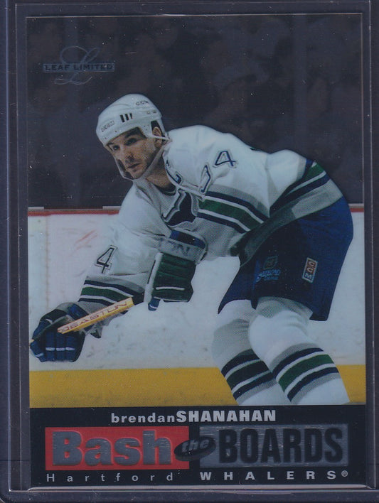 BRENDAN SHANAHAN - 1996 Donruss Leaf Limited Bash the Boards #9, xxxx/2500