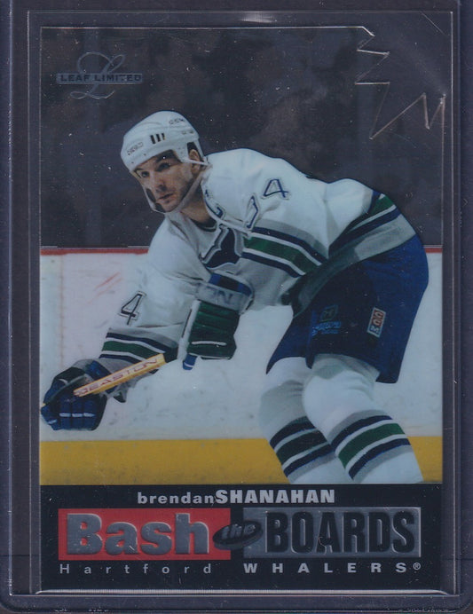 BRENDAN SHANAHAN - 1996 Donruss Leaf Limited Bash the Boards Die Cut #9, xxx/250