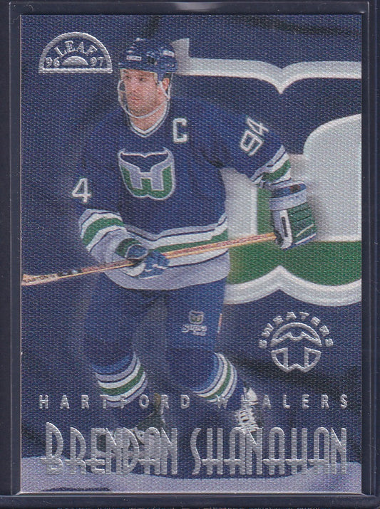 BRENDAN SHANAHAN - 1996 Donruss Leaf Sweaters #10, xxxx/5000