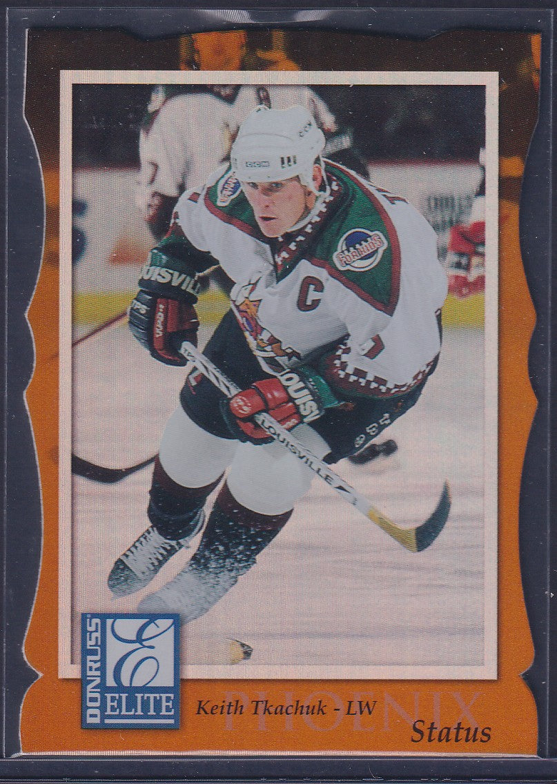 KEITH TKACHUK - 1997 Donruss Elite Status Die Cut #112, xxx/100