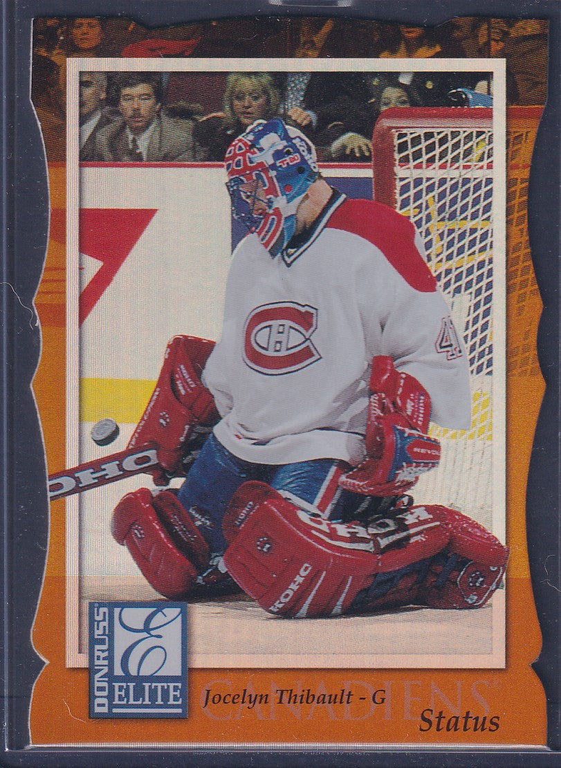 JOCELYN THIBAULT - 1997 Donruss Elite Status Die Cut #88, xxx/100
