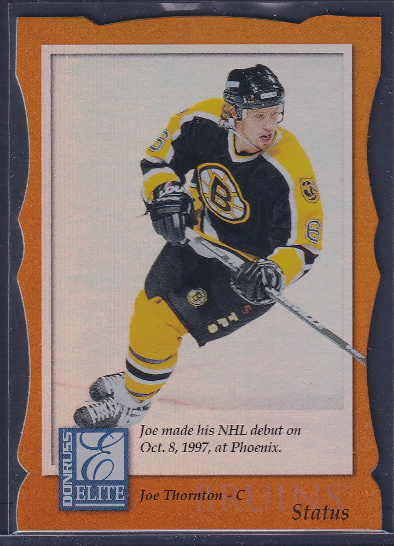 JOE THORNTON - 1997 Donruss Elite Status Checklist Die Cut #148, xxx/100