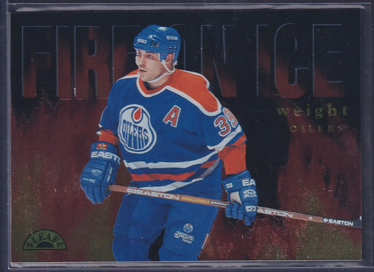 DOUG WEIGHT - 1996 Donruss Leaf Fire on Ice #6, xxxx/2500