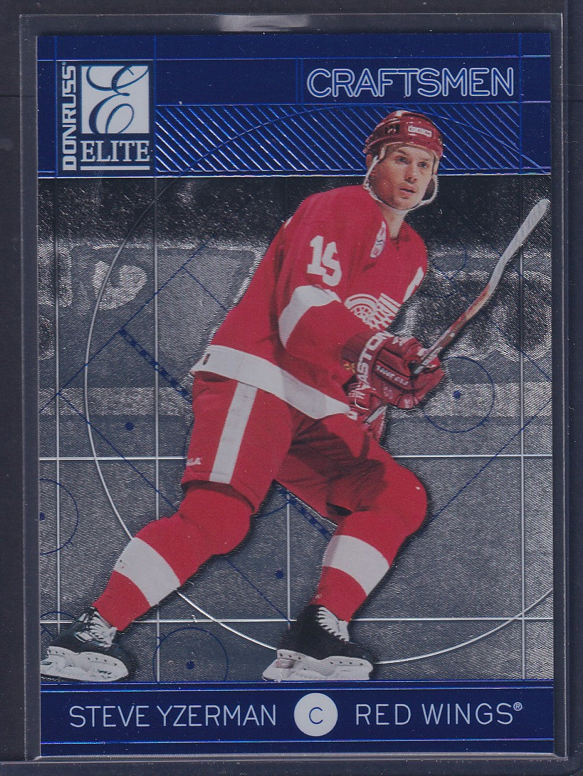 STEVE YZERMAN - 1997 Donruss Elite Craftsmen #16, xxxx/2500