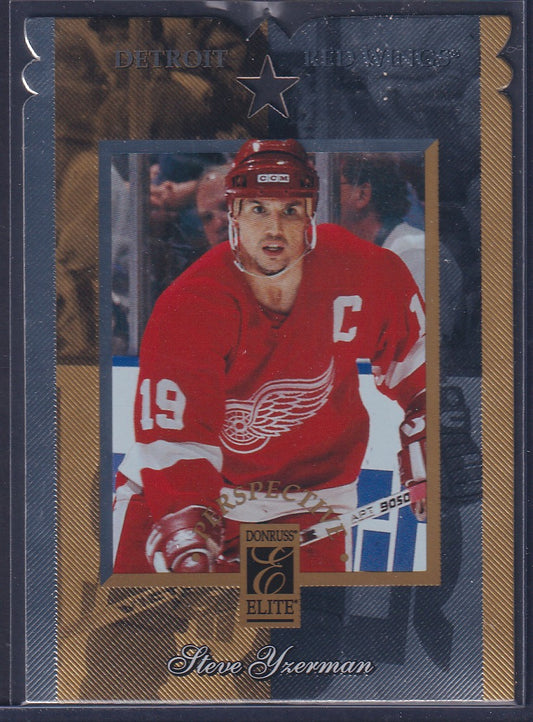 STEVE YZERMAN - 1996 Donruss Elite Perspective Die Cut #3, xxx/500