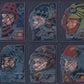 1996 Donruss Elite Painted Warriors Set of 10 /2500 - Roy, Potvin, Brodeur, etc