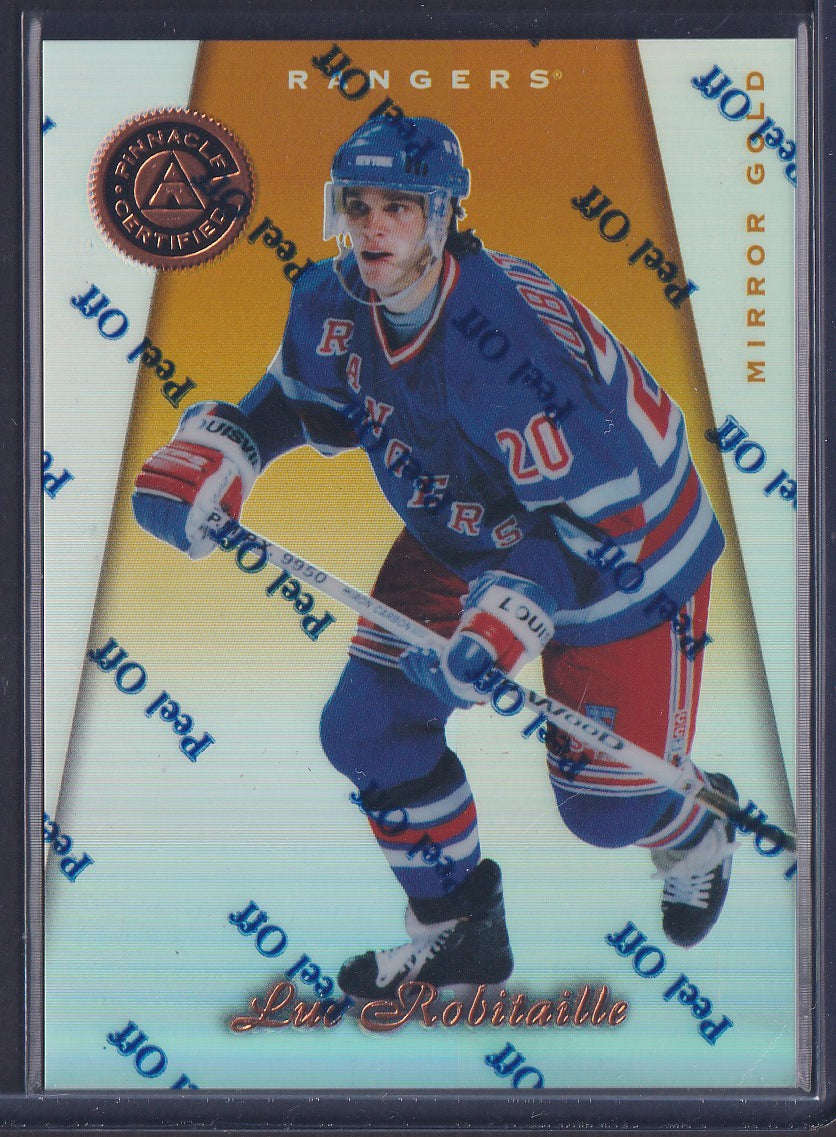 LUC ROBITAILLE - 1997 Pinnacle Certified MIRROR GOLD w/ Coating #92