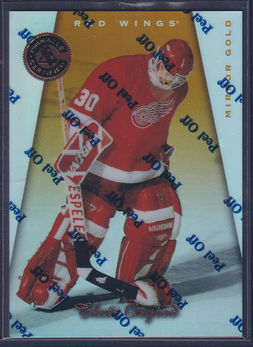 CHRIS OSGOOD - 1997 Pinnacle Certified MIRROR GOLD w/ Coating #4