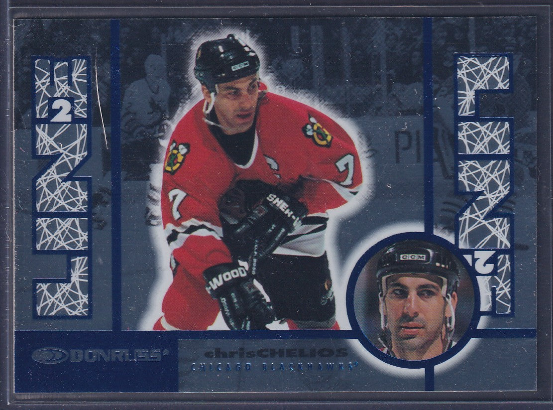 CHRIS CHELIOS - 1997 Donruss Line 2 Line #13, xxxx