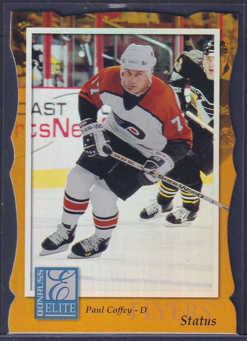 PAUL COFFEY - 1997 Donruss Elite Status Die Cut #63, xxx/100