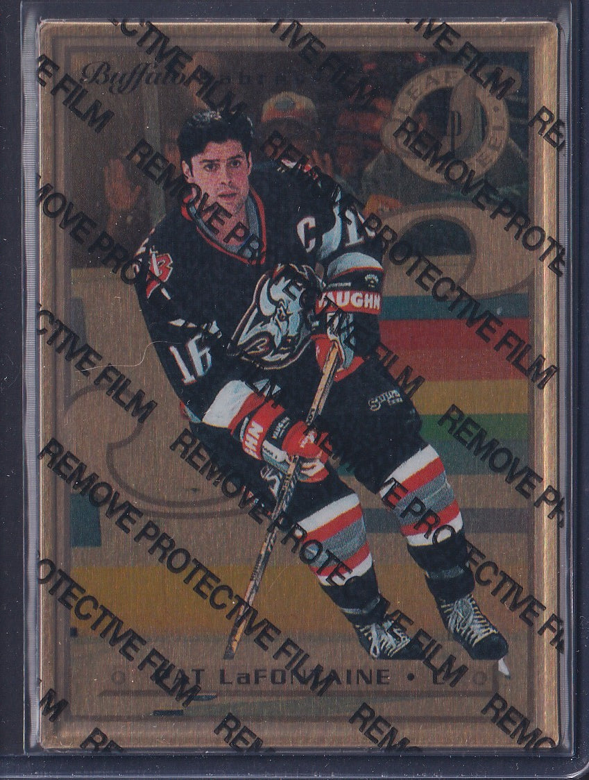 PAT LAFONTAINE - 1996 Donruss Leaf Preferred Steel GOLD #22