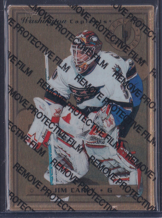 JIM CAREY - 1996 Donruss Leaf Preferred Steel GOLD, w/ Coating #21