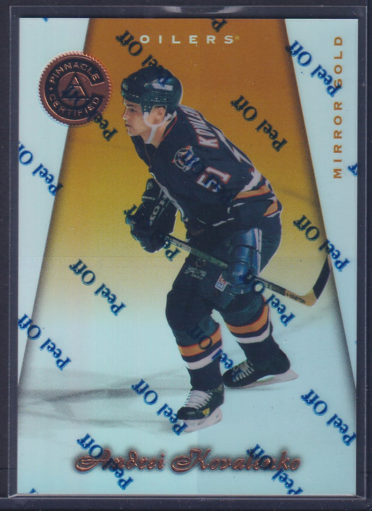 ANDREI KOVALENKO - 1997 Pinnacle Certified w/ Coating, MIRROR GOLD #106