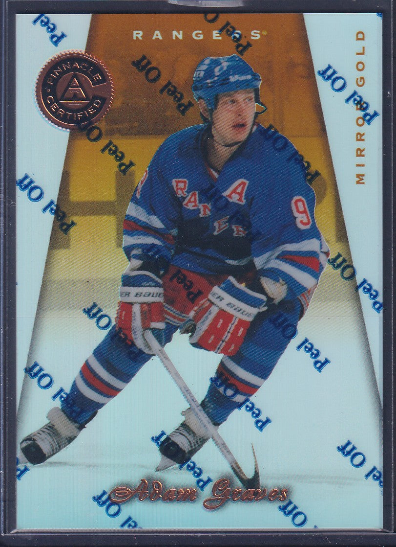 ADAM GRAVES - 1997 Pinnacle Certified w/ Coating, MIRROR GOLD #96