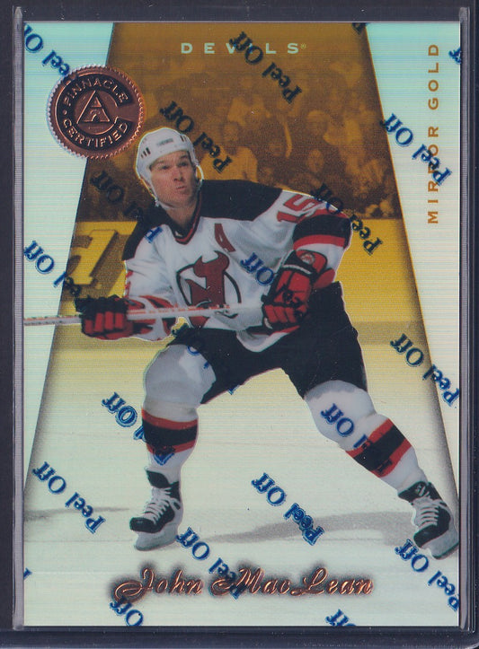 JOHN MACLEAN - 1997 Pinnacle Certified w/ Coating, MIRROR GOLD #91