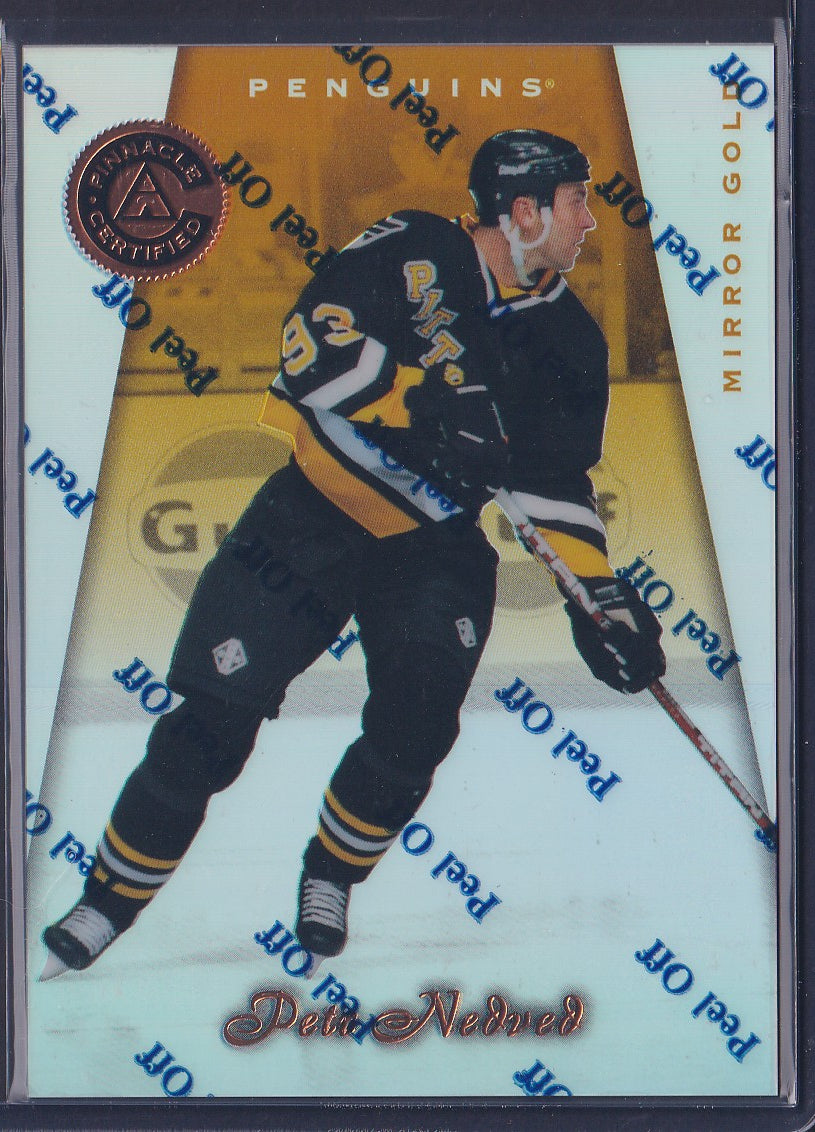 PETR NEDVED - 1997 Pinnacle Certified w/ Coating, MIRROR GOLD #95