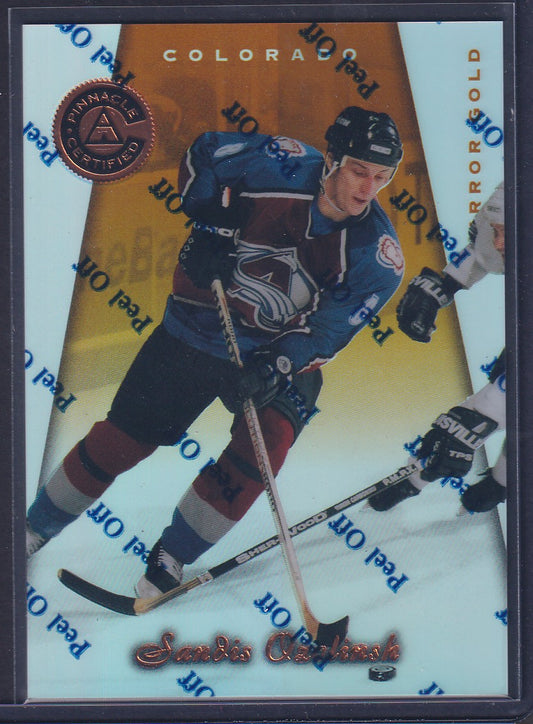 SANDIS OZOLINSH - 1997 Pinnacle Certified w/ Coating, MIRROR GOLD #89
