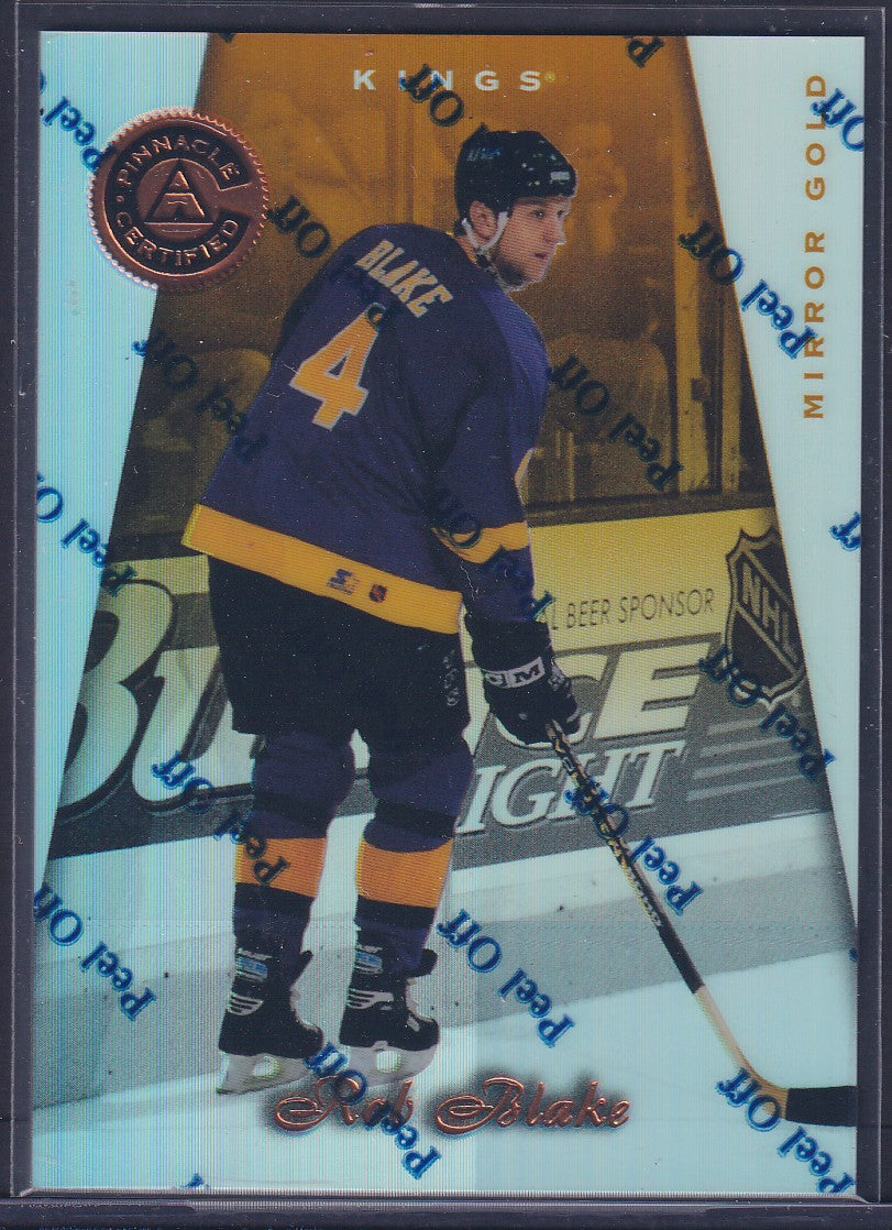 ROB BLAKE - 1997 Pinnacle Certified w/ Coating, MIRROR GOLD #77