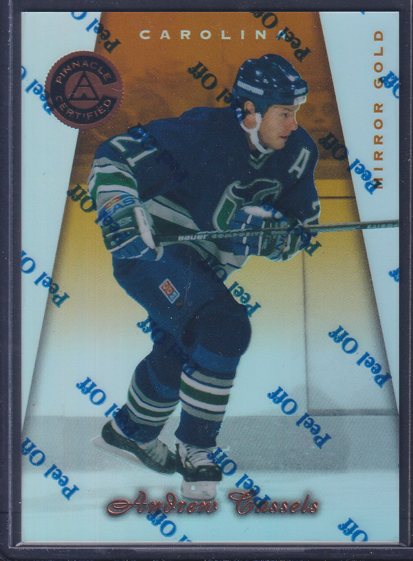 ANDREW CASSELS - 1997 Pinnacle Certified w/ Coating, MIRROR GOLD #130