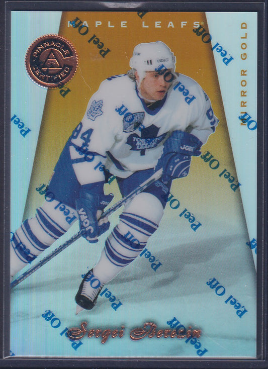 SERGEI BEREZIN - 1997 Pinnacle Certified w/ Coating, MIRROR GOLD #127