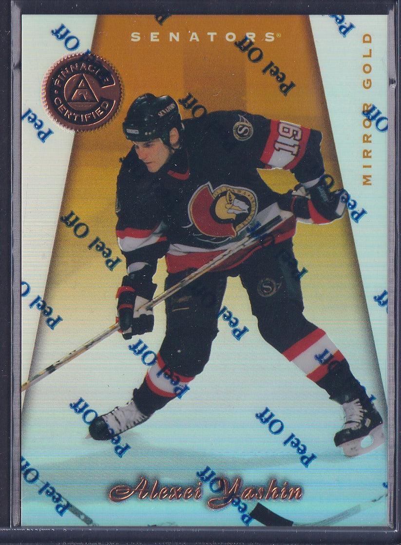 ALEXEI YASHIN - 1997 Pinnacle Certified w/ Coating, MIRROR GOLD #78