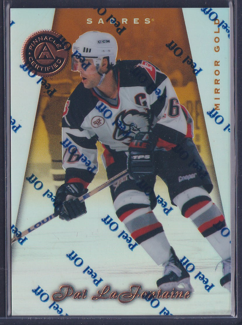 PAT LAFONTAINE - 1997 Pinnacle Certified w/ Coating, MIRROR GOLD #80