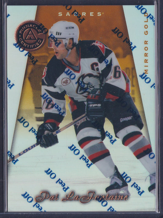 PAT LAFONTAINE - 1997 Pinnacle Certified w/ Coating, MIRROR GOLD #80