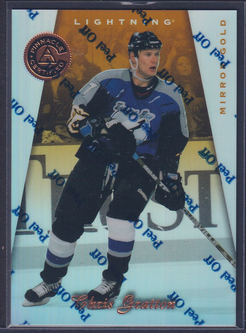 CHRIS GRATTON - 1997 Pinnacle Certified w/ Coating, MIRROR GOLD #84