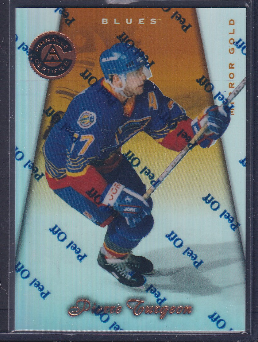 PIERRE TURGEON - 1997 Pinnacle Certified w/ Coating, MIRROR GOLD #62