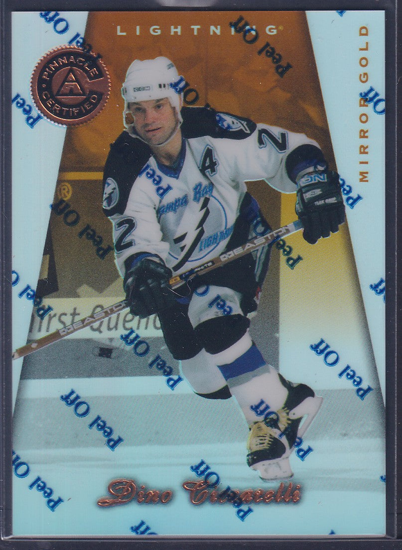 DINO CICCARELLI - 1997 Pinnacle Certified w/ Coating, MIRROR GOLD #105