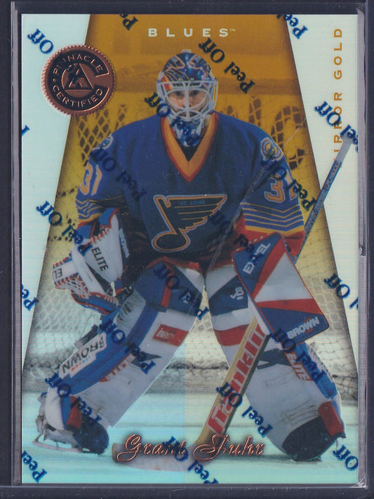 GRANT FUHR - 1997 Pinnacle Certified w/ Coating, MIRROR GOLD #10