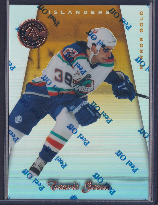 TRAVIS GREEN - 1997 Pinnacle Certified w/ Coating, MIRROR GOLD #123