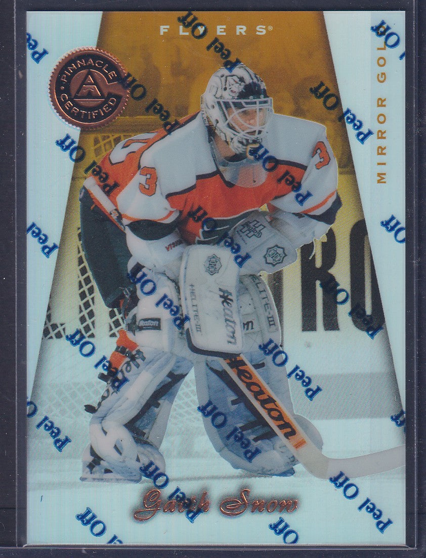 GARTH SNOW - 1997 Pinnacle Certified w/ Coating, MIRROR GOLD #28