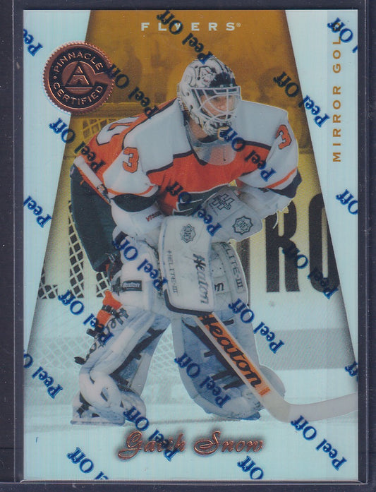 GARTH SNOW - 1997 Pinnacle Certified w/ Coating, MIRROR GOLD #28