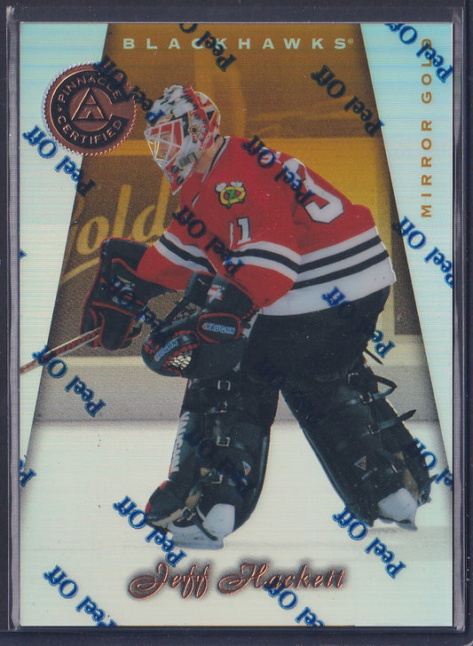 JEFF HACKETT - 1997 Pinnacle Certified w/ Coating, MIRROR GOLD #30