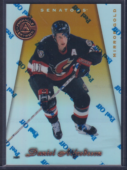 DANIEL ALFREDSSON - 1997 Pinnacle Certified w/ Coating, MIRROR GOLD #114