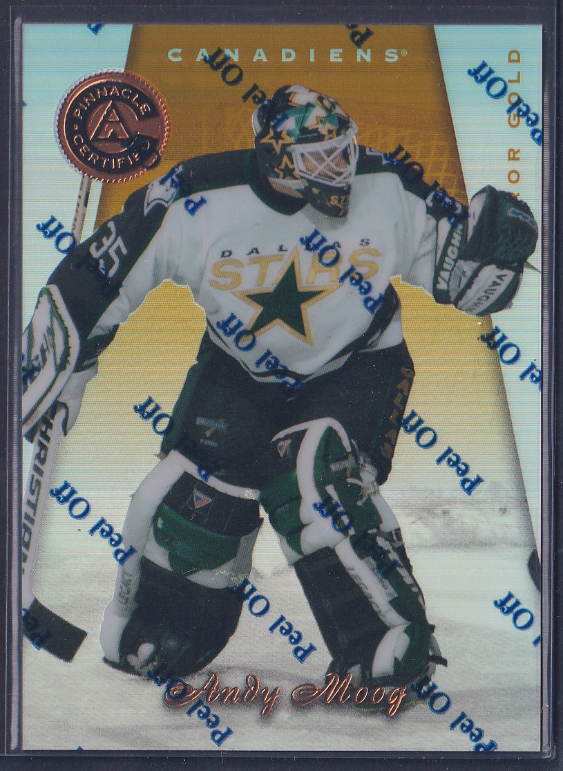 ANDY MOOG - 1997 Pinnacle Certified w/ Coating, MIRROR GOLD #5