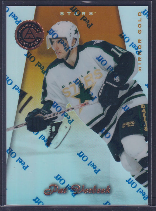 PAT VERBEEK - 1997 Pinnacle Certified w/ Coating, MIRROR GOLD #111